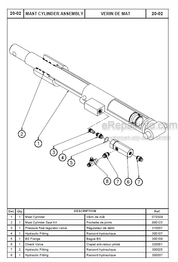 Photo 6 - JLG Grove PM41AC PM41DC Spare Parts Manual Mast Boom Lift