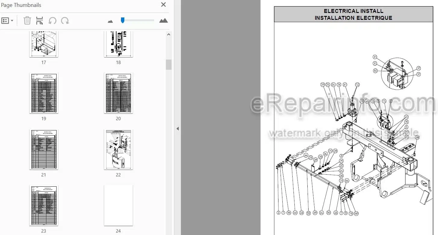 Photo 3 - JLG Grove Toucan 910 Spare Parts Manual Mast Boom Lift