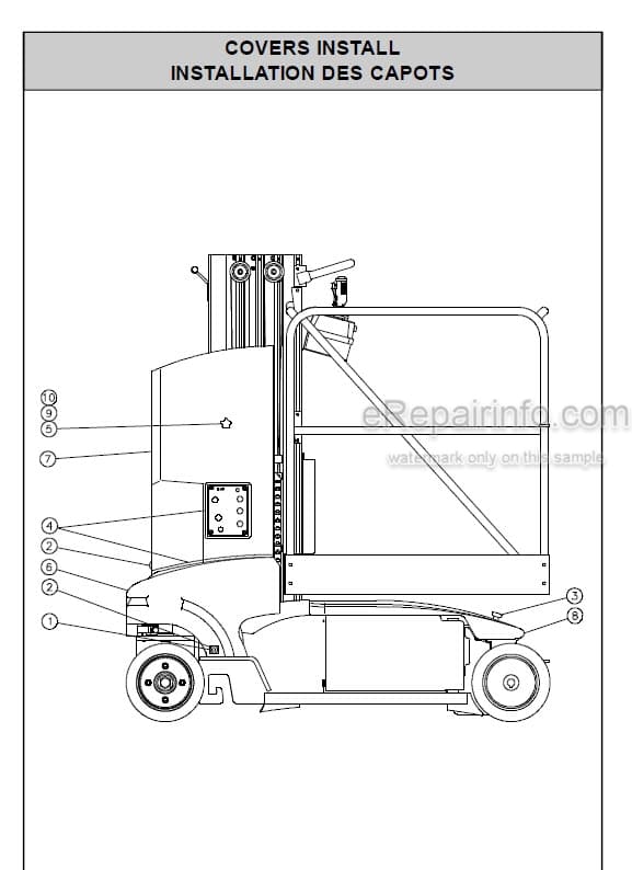 Photo 5 - JLG Grove Toucan Junior 6 Steering Kit Manual Mast Boom Lift MA0262-00