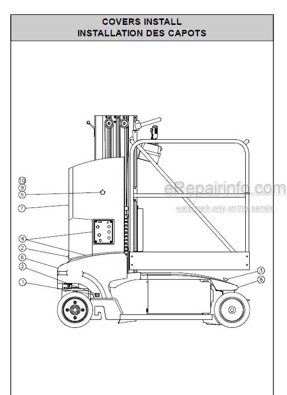 Photo 5 - JLG Grove Toucan Junior 6 Steering Kit Manual Mast Boom Lift MA0262-00