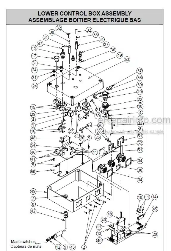 Photo 6 - JLG Grove V2642E Spare Parts Manual Mast Boom Lift