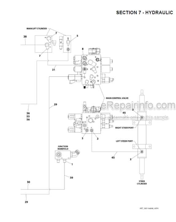 Photo 5 - JLG H340AJ PVC2001 2007 Illustrated Parts Manual Boom Lift 31215008