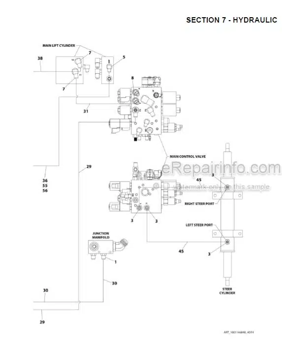 Photo 5 - JLG H340AJ PVC2001 2007 Illustrated Parts Manual Boom Lift 31215008