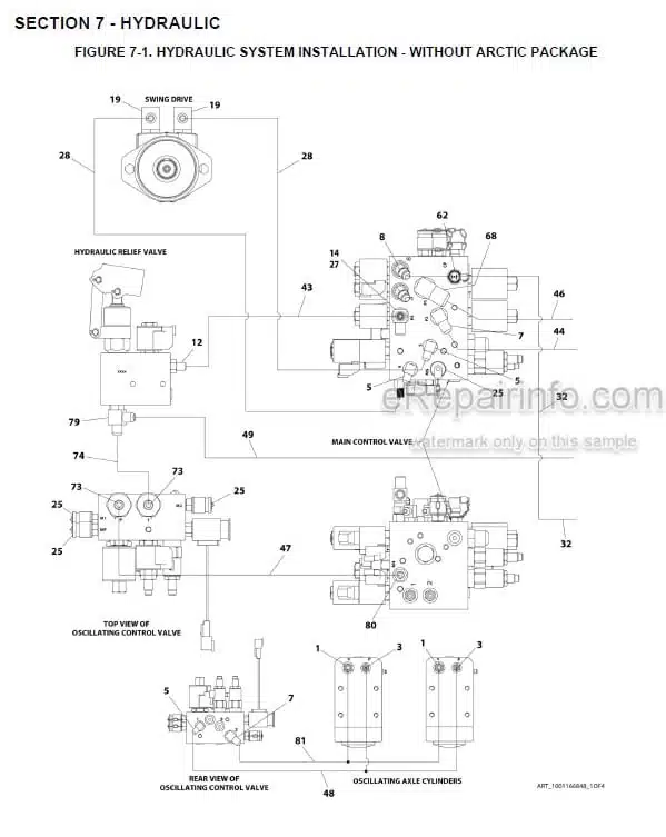 Photo 3 - JLG H340AJ PVC2001 Illustrated Parts Manual Boom Lift 31215008