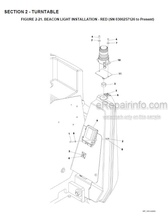 Photo 7 - JLG H340AJ PVC2001 Illustrated Parts Manual Boom Lift 31215008