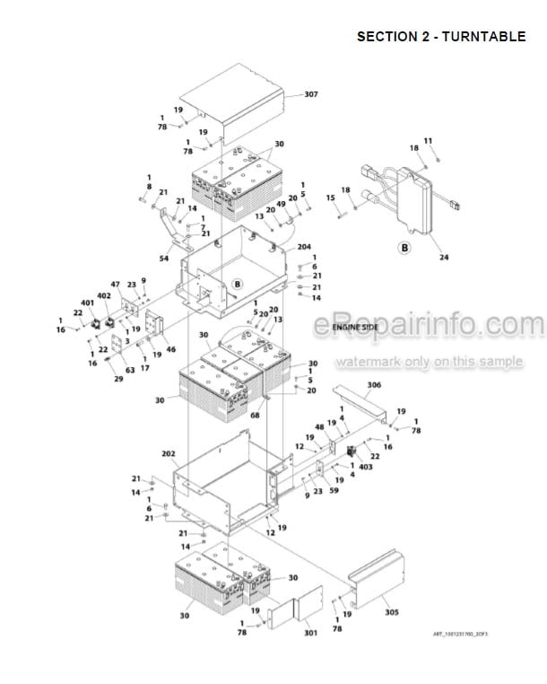 Photo 7 - JLG H800AJ Illustrated Parts Manual Boom Lift 3121771