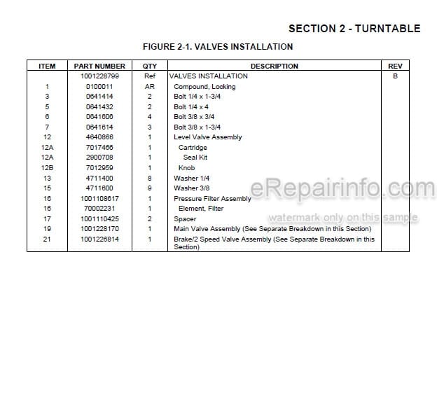 Photo 5 - JLG H800AJ PVC2001 2007 Illustrated Parts Manual Boom Lift 31215044
