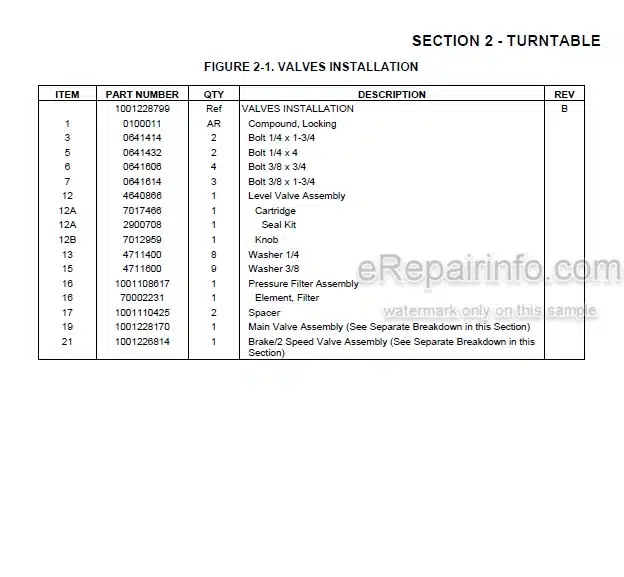 Photo 5 - JLG H800AJ PVC2001 2007 Illustrated Parts Manual Boom Lift 31215044