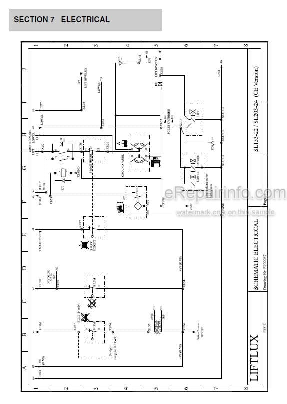 Photo 4 - JLG Liftlux 203-24 Illustrated Parts Manual Scissor Lift SN2