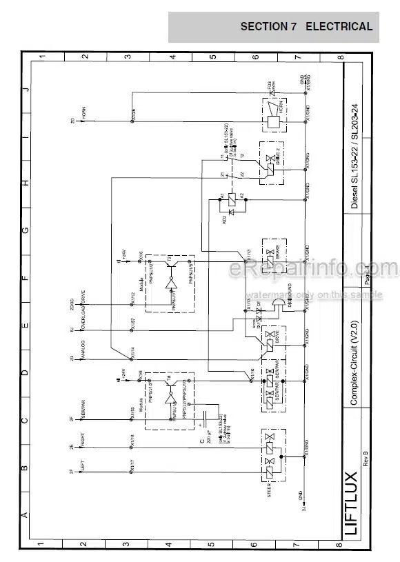 Photo 4 - JLG Liftlux 203-24 Illustrated Parts Manual Scissor Lift SN1