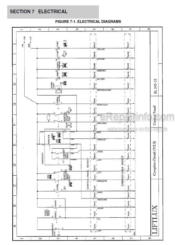 Photo 4 - JLG Liftlux 245-12 Illustrated Parts Manual Scissor Lift 3121314