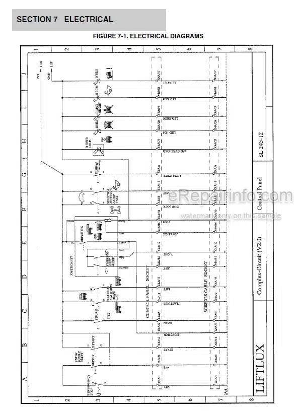 Photo 4 - JLG Liftlux 245-12 Illustrated Parts Manual Scissor Lift 3121314
