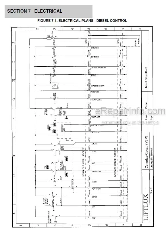 Photo 4 - JLG Liftlux 260-25 Illustrated Parts Manual Scissor Lift 3121317 SN2