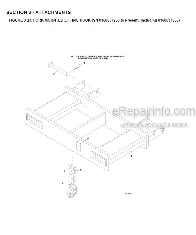 Photo 5 - JLG Lull D-Series Illustrated Parts Manual Telehandler 1100830-005