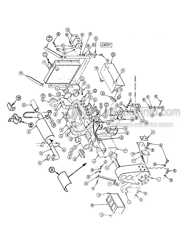 Photo 5 - JLG Lull 422 Illustrated Parts Manual Telehandler 10709897