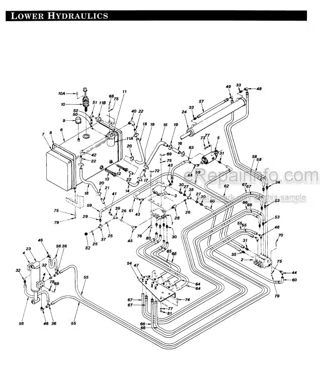 Photo 9 - JLG Lull 644 Highlander Illustrated Parts Manual Telehandler 10709968