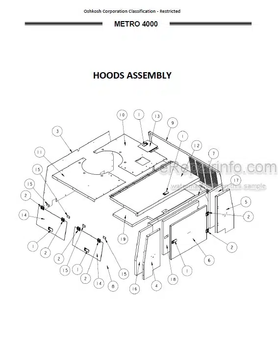 Photo 4 - JLG Metro 4000 Illustrated Parts Manual Lighting Tower 3121621