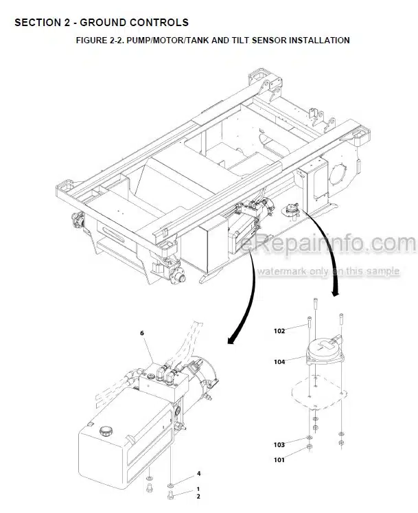 Photo 6 - JLG R1532I R1932 R1932I PVC1910 2004 Illustrated Parts Manual Scissor Lift 31215089