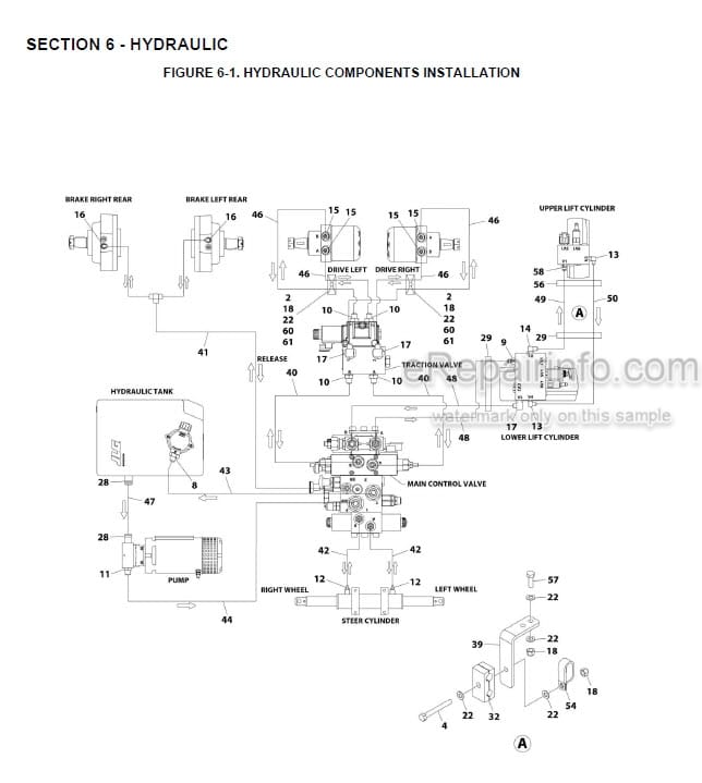 Photo 4 - JLG R4045 PVC1910 2004 Illustrated Parts Manual Scissor Lift 31215806