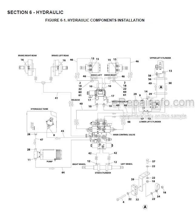 Photo 4 - JLG R4045 PVC1910 2004 Illustrated Parts Manual Scissor Lift 31215806