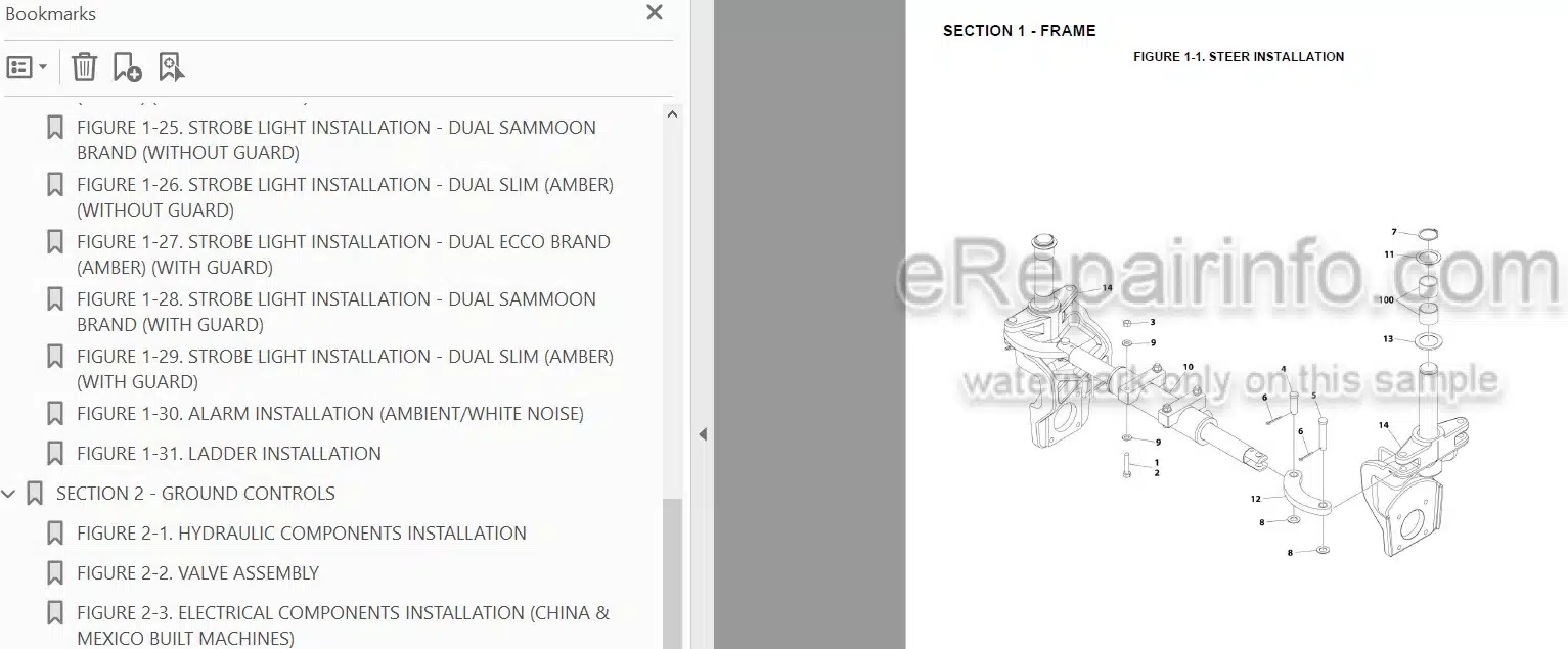Photo 3 - JLG R4045 PVC1910 2004 Illustrated Parts Manual Scissor Lift 31215806