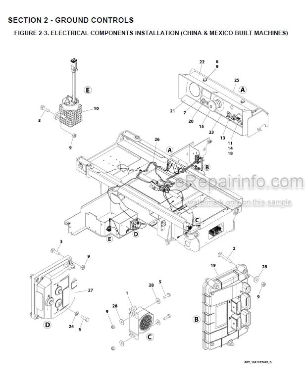 Photo 12 - JLG R4045 PVC1910 2004 Illustrated Parts Manual Scissor Lift 31215806