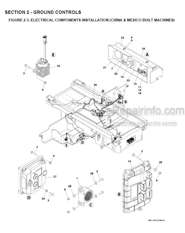 Photo 5 - JLG Metro LED Parts Manual Lighting Tower 1001206597