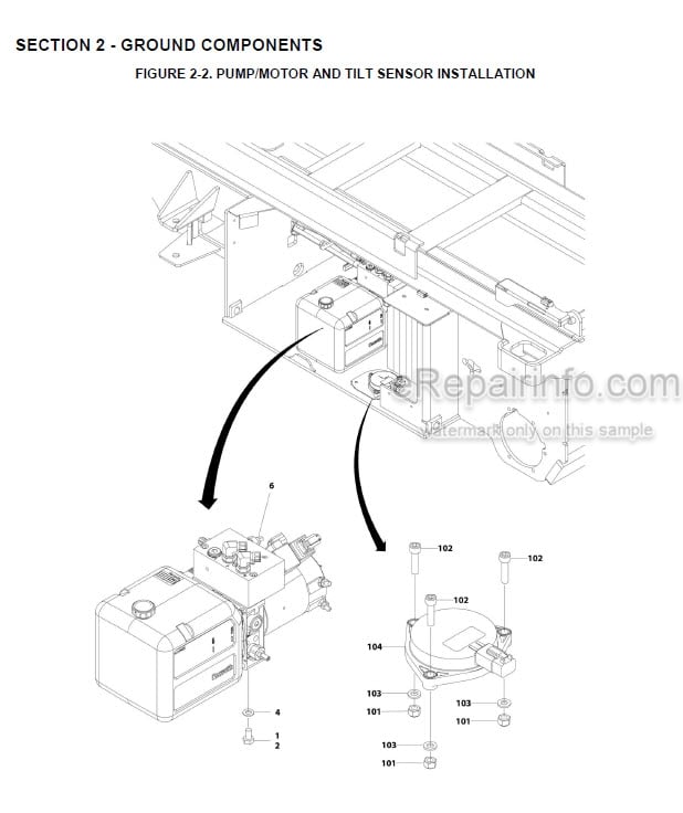 Photo 1 - JLG R6 Illustrated Parts Manual Scissor Lift 3121686