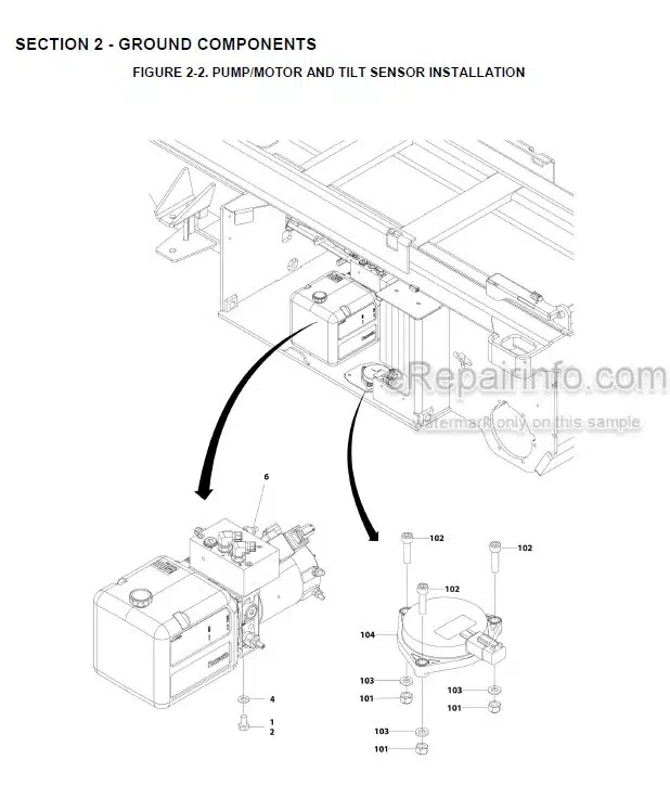 Photo 4 - JLG R6 Illustrated Parts Manual Scissor Lift 3121686