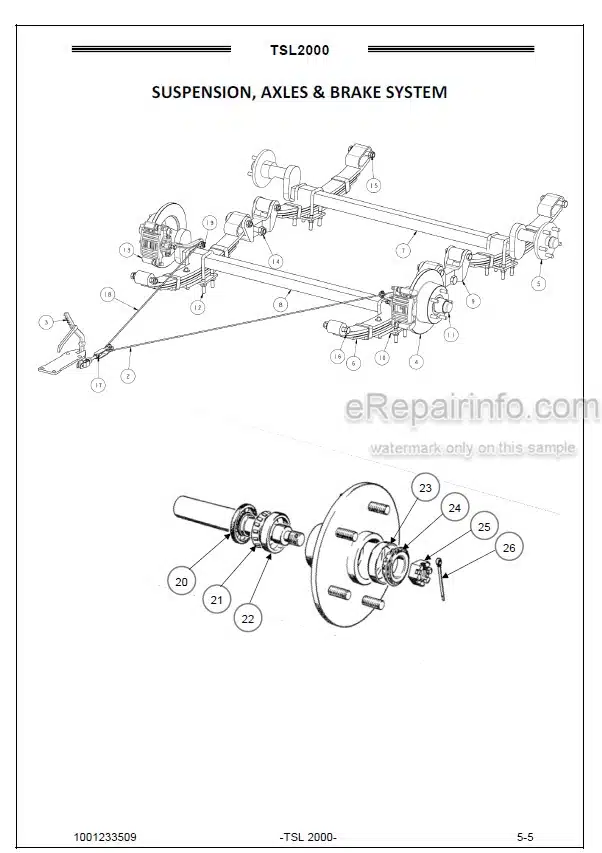 Photo 6 - JLG 615G Parts Manual Utility Vehicle 31211297