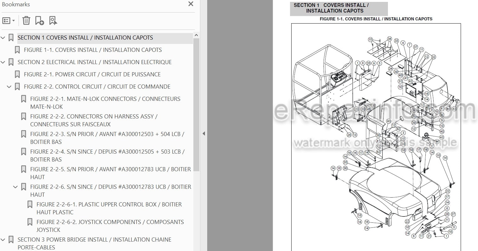 Photo 3 - JLG Toucan 1010 Illustrated Parts Manual Mast Boom Lift 31210057