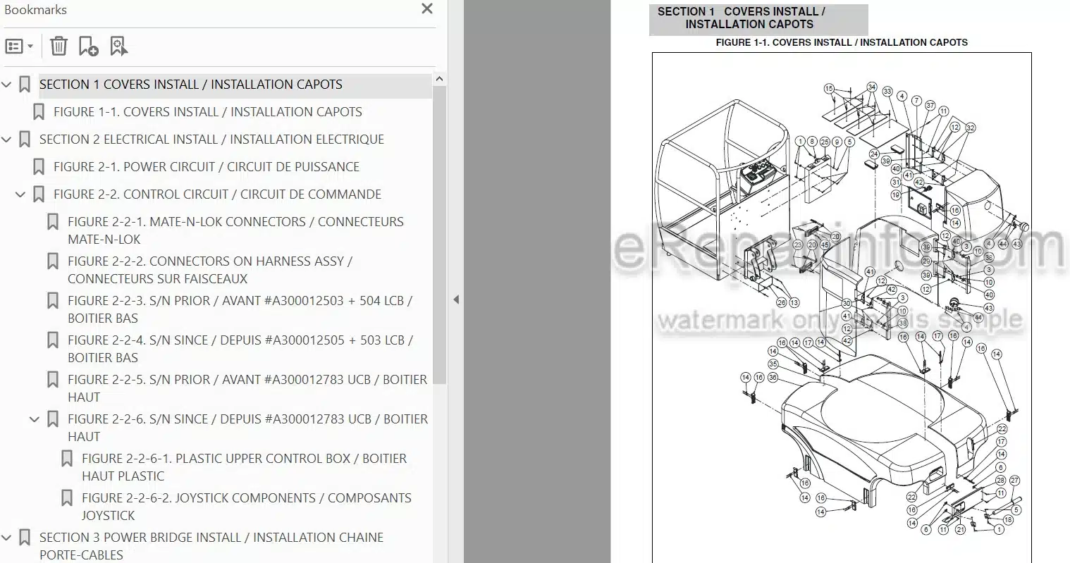 Photo 3 - JLG Toucan 1010 Illustrated Parts Manual Mast Boom Lift 31210057