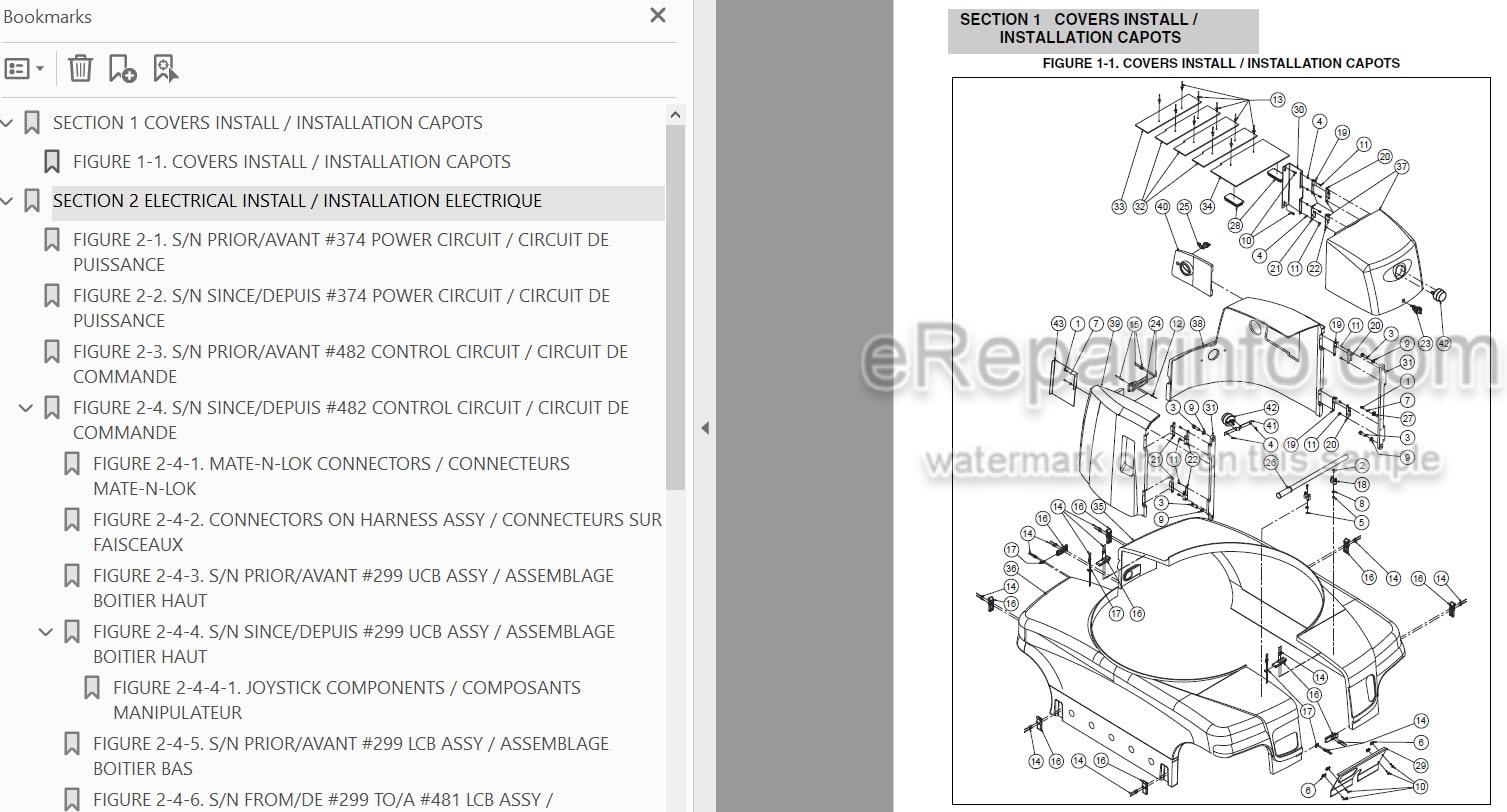 Photo 3 - JLG Toucan 1210 Illustrated Parts Manual Mast Boom Lift 31210059