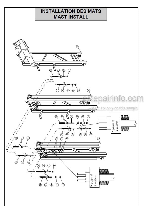 Photo 6 - JLG Grove VM3242E Spare Parts Manual Mast Boom Lift