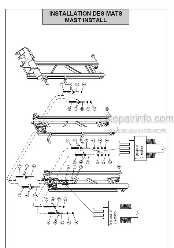 Photo 6 - JLG Grove VM3242E Spare Parts Manual Mast Boom Lift