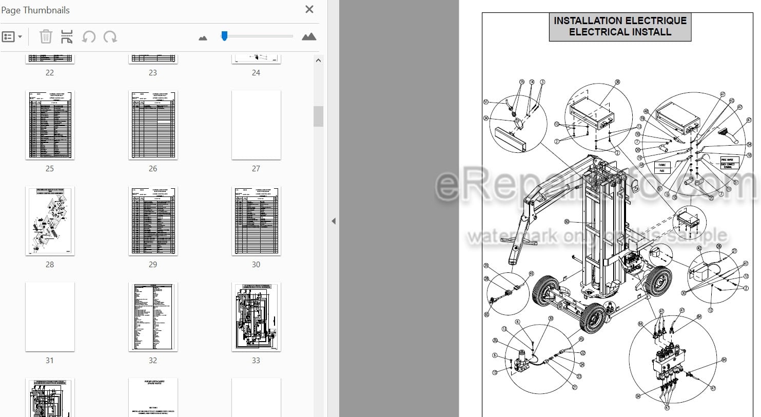Photo 3 - JLG Toucan 800 Spare Parts Manual Mast Boom Lift MA0161-00