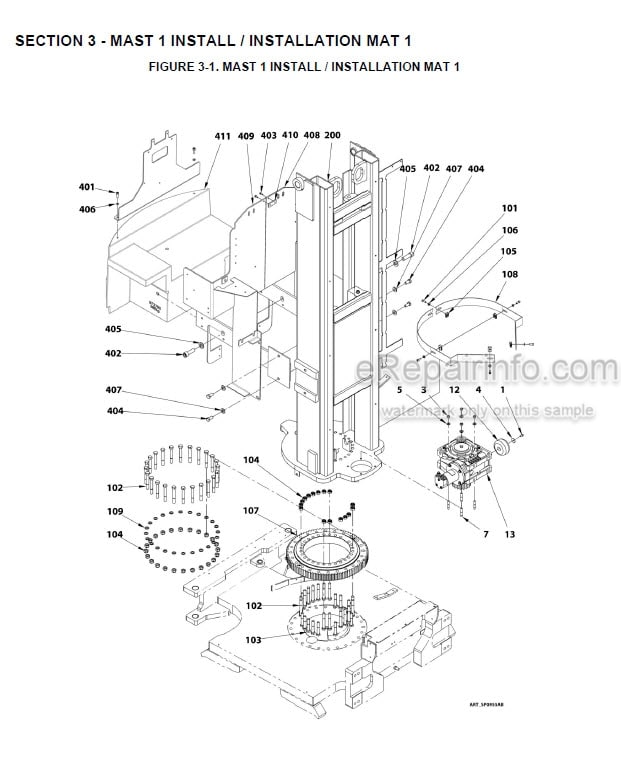 Photo 7 - JLG Grove Toucan Junior 6 Steering Kit Manual Mast Boom Lift MA0262-00