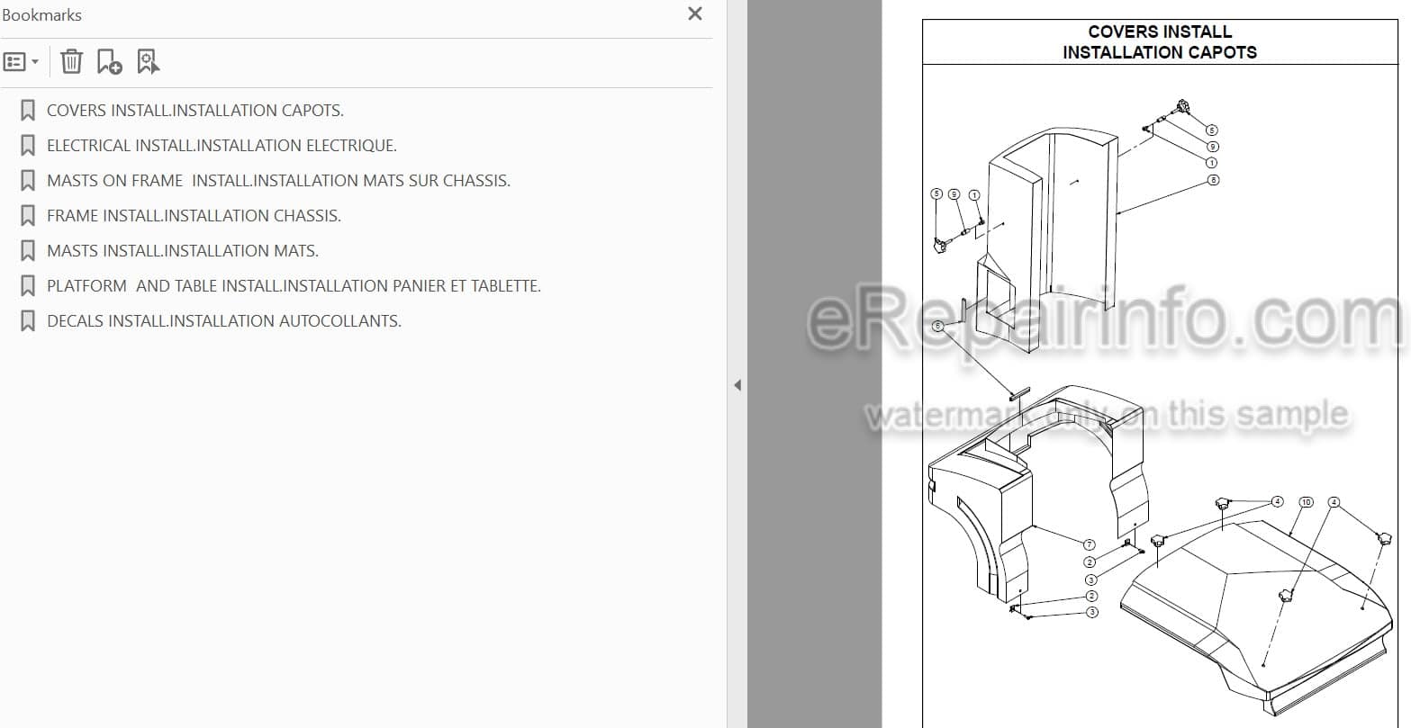 Photo 3 - JLG Toucan Duo Spare Parts Manual Mast Boom Lift