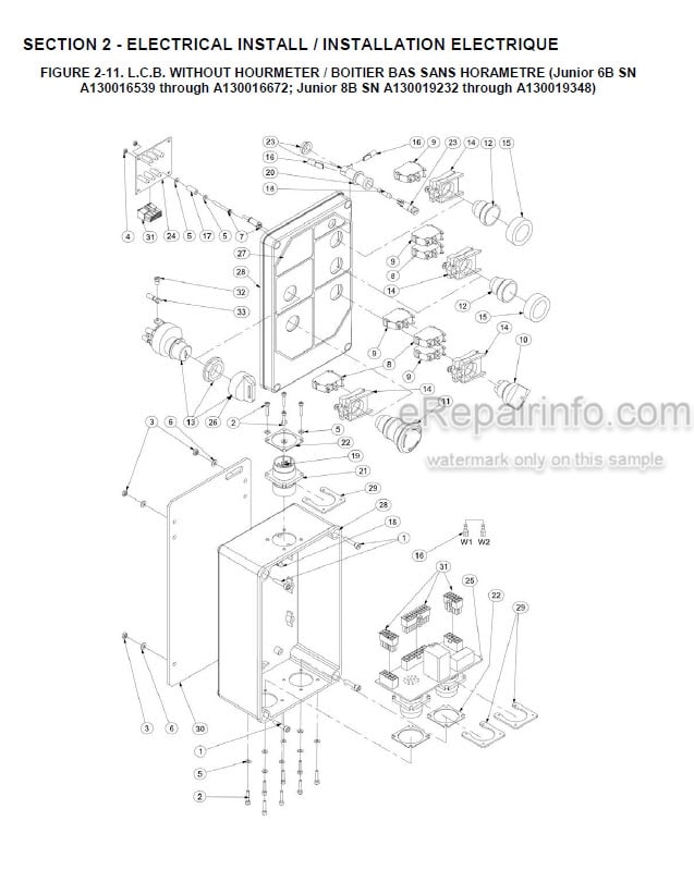 Photo 6 - JLG Toucan 1100 Spare Parts Manual Mast Boom Lift