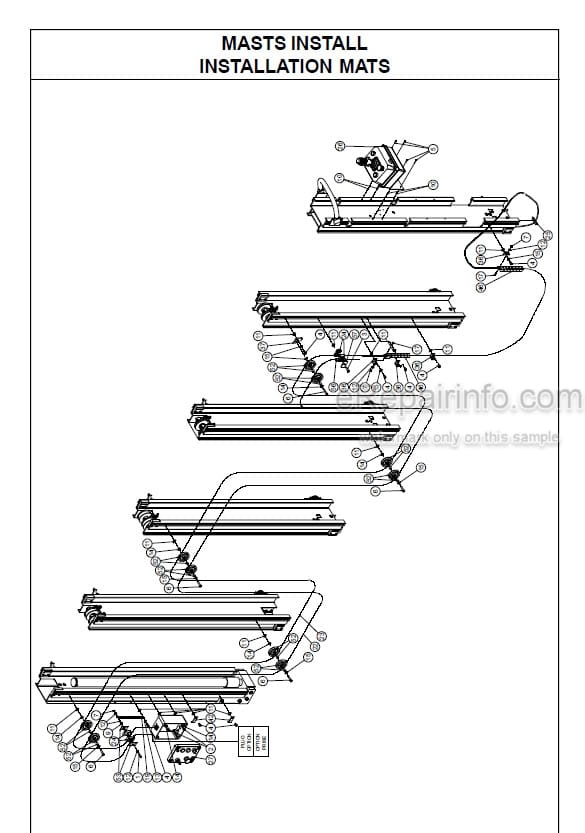 Photo 5 - JLG V2039E Spare Parts Manual Mast Boom Lift MA0201-03