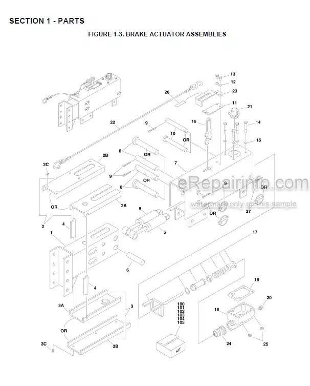 Photo 2 - JLG Triple-L Illustrated Parts Manual Trailer 3121226