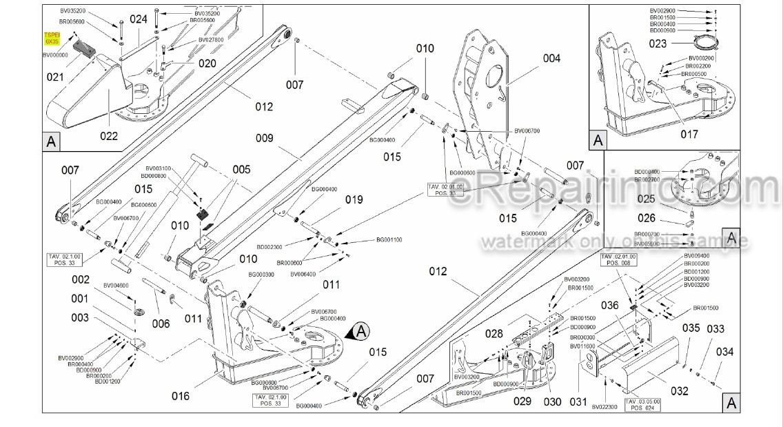 Photo 1 - JLG X13JP-1 X370AJ-1 Illustrated Parts Manual Compact Crawler Boom Lift 3121772