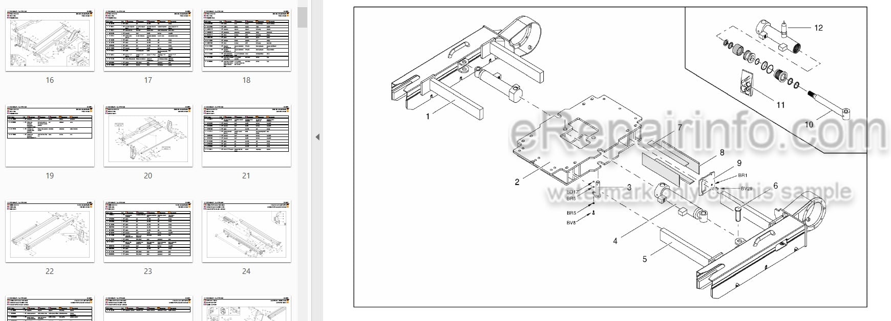 Photo 3 - JLG X17JP-2 X500AJ-2 Illustrated Parts Manual Compact Crawler Boom Lift 3121613