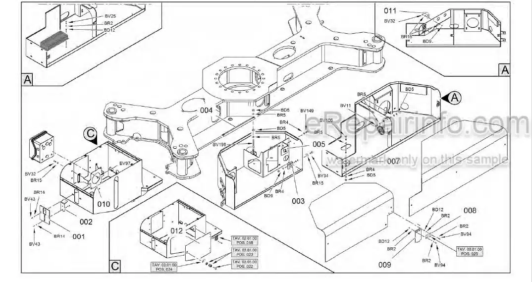 Photo 5 - JLG 1044C-54 Illustrated Parts Manual Telehandler SN 0160009654 And After Including 0160008714