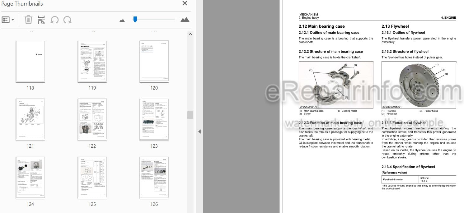Photo 3 - Kubota 03CR-E5 03-CR-E5LM 03-CR-TE5BG Workshop Manual Diesel Engine 9Y311-00022