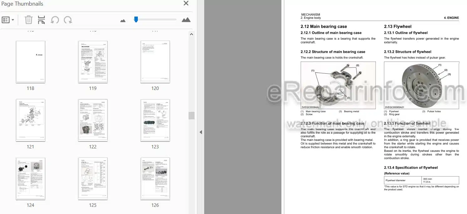 Photo 3 - Kubota 03CR-E5 03-CR-E5LM 03-CR-TE5BG Workshop Manual Diesel Engine 9Y311-00022