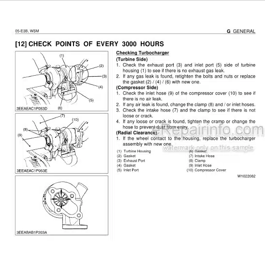 Photo 3 - Kubota 05-E3B Series Workshop Manual Diesel Engine 9Y111-00122