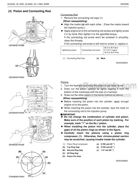 Photo 6 - Kubota GL6000 GL7000 GL9000 GL11000 Workshop Manual Diesel Generator 9Y011-02691