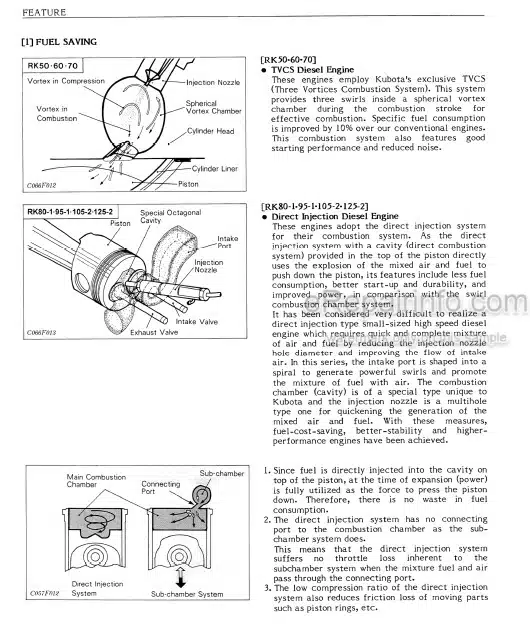 Photo 3 - Kubota RK Series Workshop Manual Diesel Engine 9Y011-02650