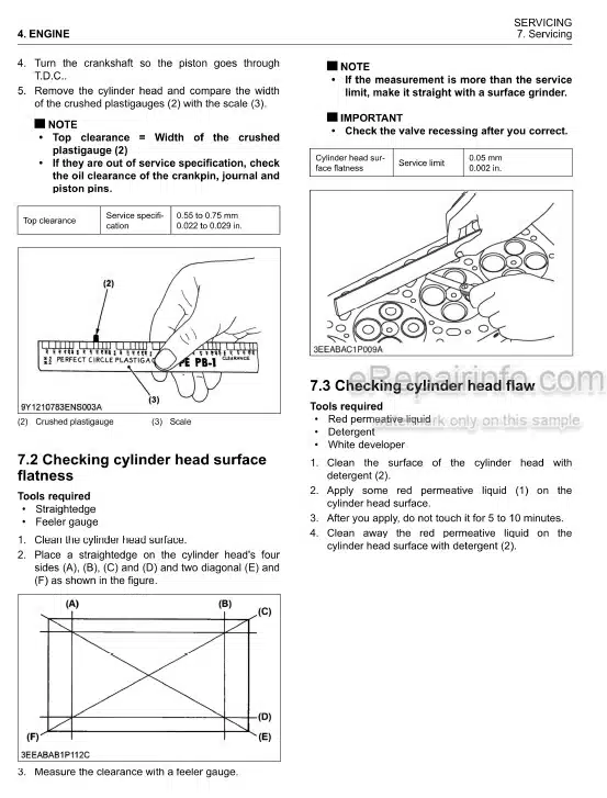 Photo 5 - Kubota V1505-CR-TE5 Workshop Manual Diesel Engine 9Y311-00452